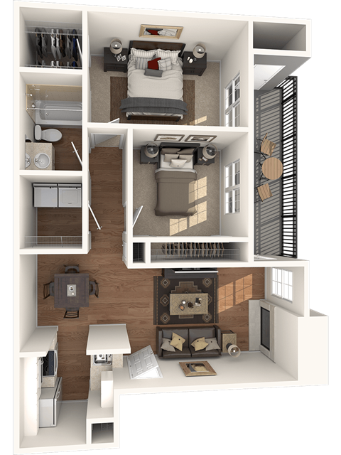 Yellowstar Floor Plan at High Oaks, Austin, 78759